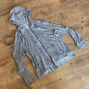 Express Gray Hooded Jacket